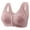 Light Purple, variant on Bras for Women Push-Up Full Coverage Front Closure Wide Adjustable Strap Solid Soft Lifting Support Smoothing Pink 40