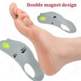 thumbnail image 4 of 1 Pair Magnetic Orthopedic Insoles Orthotics Flat Sole Pads For Foot Health Shoes Insert  Arch Support Pad For Feet Care Insoles, 4 of 8