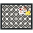 thumbnail image 2 of PinPix 19x15 Custom Cork Bulletin Board  Poster Board Has a Fabric Style Canvas Finish, Framed in Retro Patterns, by ArtToFrames (PinPix-236), 2 of 5
