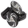 thumbnail image 3 of CANSUCC 1 par de tapones de extremo para manillar de bicicleta de aleación de aluminio (negro), 3 of 8