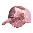 thumbnail image 1 of Qarigey Gorras de béisbol ajustables para mujer respirables de la protección solar de la gorra de béisbol de la cola de caballo del Sombreros rosa, 1 of 6