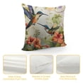 thumbnail image 4 of Two Hummingbirds Throw Pillow Covers - Spring Birds Gathering Honey Pillow Cases Watercolor Bird Cushion Cases of for Couch Bed Home Decor, 4 of 5