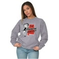 thumbnail image 3 of Betty Boop Alabama State Map Outline Women Plus Size Sweatshirt Brisco Brands 4X, 3 of 5