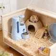 thumbnail image 6 of LEHOZIHEQ Hamster Automatic Food Bowl, 2 in 1 No Drip Hamster Water Bottle, for Dwarf Hamsters, Gerbils, Mouse, Hedgehog, Hamster Cage Accessories, 6 of 6