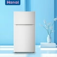 thumbnail image 6 of WANAI 3.5 Cubic feet Small Refrigerator with Freezer on Top Double Door Mini Fridge New White, 6 of 9