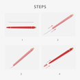 thumbnail image 4 of Para Apple Pencil Funda de silicona para soporte para 1ra / 2da generación Cubierta protectora de piel Estuche magnético y cubierta de punta Antideslizante Agarre suave Lindos accesorios de zanahoria Namotu CZDZ-ZC62-2, 4 of 4