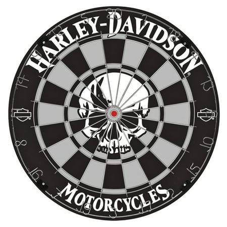 Harley-Davidson; Skull Bristle Dart Board