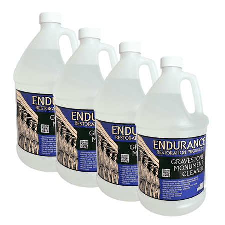 Endurance Gravestone & Monument Cleaner – 4 Gallon Case Endurance Gravestone & Monument Cleaner – 4 Gallon Case