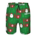 thumbnail image 3 of Balery Cute Santa Traje de Baño Estilo Hawaiano para Hombre, Shorts de Secado Rápido con Bolsillos-X-Large, 3 of 6