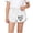 White4, variant on Khunlpohl Girl's Knitted Shorts Printed Elastic Waisted Wide Legs Short Pant Summer Casual Cute Loose Outdoor Pants 1-12 Years