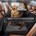 thumbnail image 1 of Cubierta para asiento de coche para perros BONTHEE con extensor para asiento trasero impermeable, 1 of 8