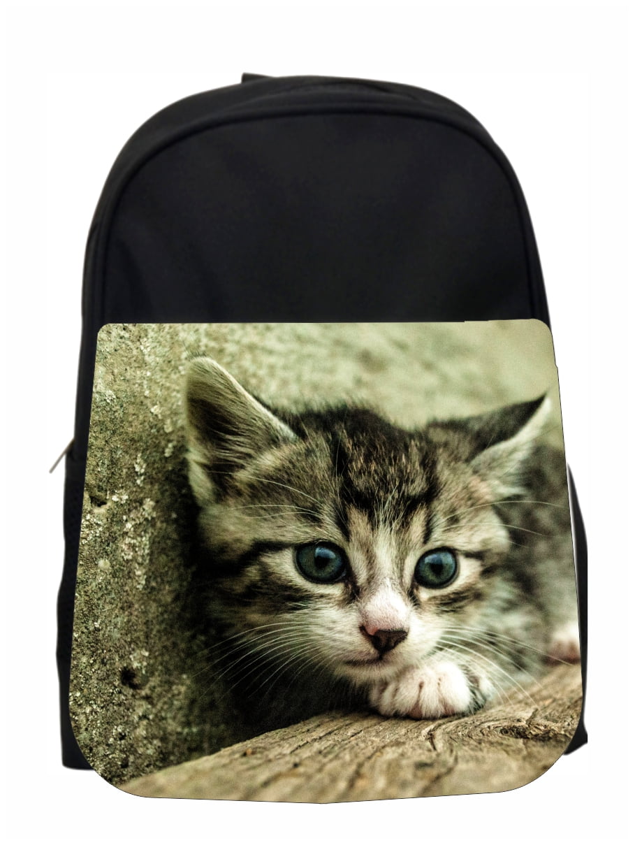 kitten backpack for school