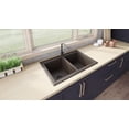 thumbnail image 5 of Ruvati RVG1388ES 33 x 22 inch epiGranite Kitchen Sink - Espresso Brown, 5 of 7