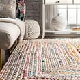 thumbnail image 3 of nuLOOM Tammara Hand Braided Area Rug, 9 ft x 12 ft, Ivory, 3 of 4