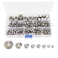 thumbnail image 1 of Cseao 205 Piezas Sae Nylock Kit Surtido De Tuercas De Seguridad Insertadas De Nailon (1/4-20 3/8-16 1/2-13#4-40#6-32#8-32#10-24#10-32) Acero Inoxidable 304, 1 of 5
