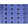 thumbnail image 1 of Ahgly Company Indoor Rectangle Oriental Blue Modern Area Rugs, 5' x 8', 1 of 4