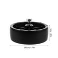 thumbnail image 4 of TEHAUX 1 Set Black Plastic Trailer Jack Wheel for Stable Support and High Load Capacity 5.70X5.70X1.97In, 4 of 6