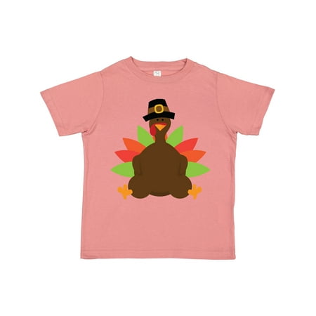 

Inktastic Thanksgiving Pilgrim Turkey Gift Toddler Boy or Toddler Girl T-Shirt