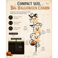 thumbnail image 3 of Solar Halloween Cat & Pumpkin Garden Light, Waterproof LED Moon Stake Decor, Outdoor Yard Light for Patio Lawn Pathway, 3 of 7