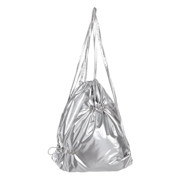 Bolsa de nailon pequeña para gimnasio, mochila deportiva de viaje plegable de gran capacidad con cordón, impermeable, mochila de nailon