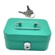thumbnail image 2 of Caja de dinero con bloqueo de piggy bank colección pequeña recuerdo de recuerdo de recuerdo de recuerdo con llave para niños Niñas Niños Adultos Verde, 2 of 8