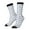 2 Black-1, variant on Hipster Mustache Crew Socks for Men & Women, Breathable Casual Athletic Ankle Socks