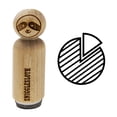 thumbnail image 1 of Pie Chart Business Office Icon Rubber Stamp for Scrapbooking Crafting Stamping - Medium 1 Inch, 1 of 1