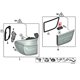 thumbnail image 4 of Car Left Tail Light Bulb Socket Side Rear Light Bulb Tray Holder for X5 E70 X5 E70 63217262575, 4 of 5