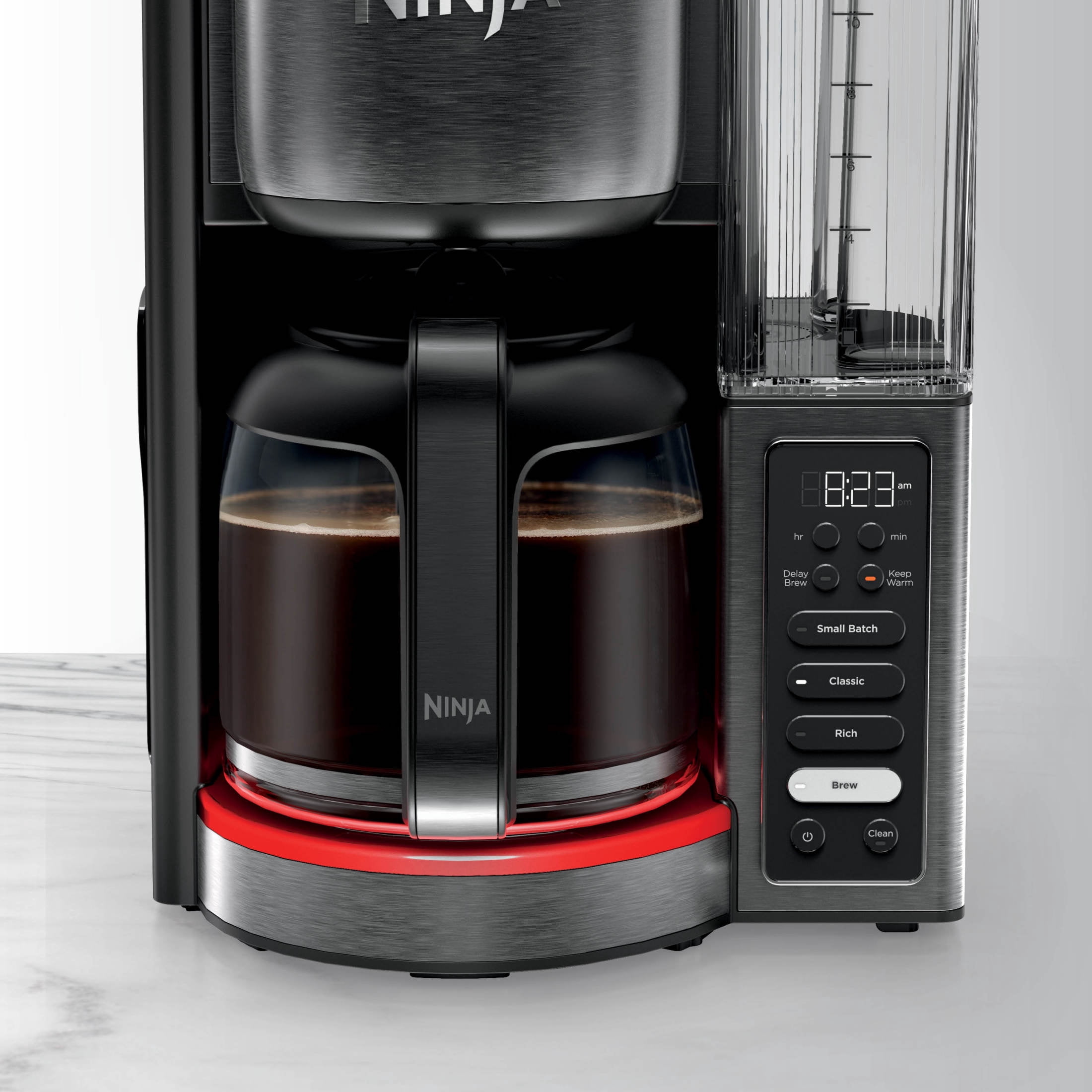 Ninja 12-Cup Programmable Coffee Pot with Glass Carafe, Stainless