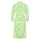 thumbnail image 5 of Vestido regular de manga larga con cuello en V y estampado sexy para mujer a la moda Fridja  yut4557, 5 of 8