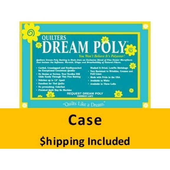 P3SQ Dream Poly Request Batting (Case (6), Super Queen 121 in x 93 in) shipping included*
