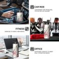 thumbnail image 6 of Camping Hiking Sports 18oz Leak Proof Flowers Themed Water Bottle Vacuum Insulated Stainless Steel Hot Cold Gift, 6 of 6