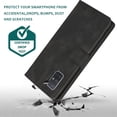thumbnail image 7 of Compatible with Samsung Galaxy A71 5G Wallet Case Tempered Glass Screen Protector Zipper Leather Flip Cover Card Holder Stand Accessories Phone Cases for Glaxay A 71 G5 Gaxaly 71A S71 Women Men Black, 7 of 7