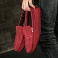 thumbnail image 6 of Men's Casual Loafers Slip On Leather Shoes Male Lightweight Driving Shoes Moccasins Classic Penny Loafer Flats Boat Shoes Outdoor Walking Shoes, 6 of 13