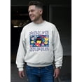 thumbnail image 2 of Japanese Streetwear Emoji - Geisha, Sushi, Ramen, Fuji Men's Sweatshirt, 2 of 4