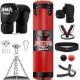 thumbnail image 1 of Set de Saco de Boxeo JUOIFIP Oxford 4 pies con Guantes de Boxeo 350 ml Rojo, 1 of 8