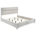 thumbnail image 3 of Vino White 4pc California King Bed Set with Dressers-Glitter Accent, 3 of 5