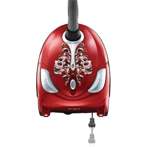 Dirt Devil Tattoo Crimson Star Bagged Canister Vacuum, SD30040CS