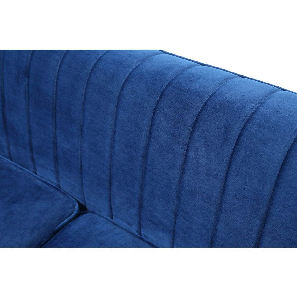 Glory Furniture Delray Sofa in Navy Blue Color