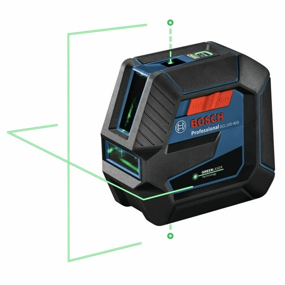 Restored Bosch Green Beam Self Leveling Cross Line Laser (Refurbished)