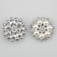 thumbnail image 2 of 10 Uds. Botón de perlas de diamantes de imitación, adornos de perlas para el cabello, broches redondos, botones de flores artesanales, botones de perlas para el cabello, 2 of 5