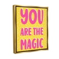 thumbnail image 4 of Stupell Industries You Are The Magic Inspirational Painting Gold Floater Framed Canvas Art Print Wall Art, 25 x 31, 4 of 10