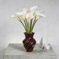 thumbnail image 4 of 3D Printed Swirl Vase, 5.91x3.54inch Modern Decorative Vase for Home, Unique Spiral Wave Vase for Flowers & Home Decor, 4 of 6