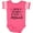 Football Pink and White, variant on Inktastic New Year's Eve Squad with Stars in Black Boys or Girls Baby Bodysuit