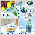 thumbnail image 3 of NOGIS Blue Mix Glass Gemstone Beads Vase Fillers (0.66 LB) Flat Marble Beads Multiple Color Choices Aquarium Decor Rocks Floral Stones Decorative Mosaic Gem Pebbles, 3 of 7