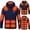 8-Bleu, variante sur Veste Chauffante pour Femmes Hiver Chaude Extérieur Manteau Chauffant pour Femme Veste de Cyclisme pour Hommes Manteau Coupe-Vent pour Voyage Manteau Chauffant Électrique Usb avec 9 Zones de Chauffage, Sans Bloc-Piles
