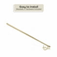 thumbnail image 4 of Achim Fantasia 7/16" Cafe Rod, 3/4" Projection 48"-86", Brass, 4 of 5