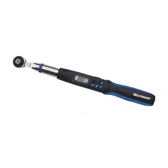 Westward Elect Torque Wrench,1/4in. Drive 6PAF6