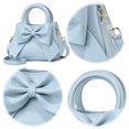 thumbnail image 2 of Bolso Con Asa Elegante para Mujer Correa Desmontable Lazo PU Fiesta, 2 of 9