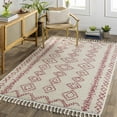 thumbnail image 2 of BoutiqueRugs Tinawagan Farmhouse Area Rug - Light Peach, Brick Red, Mauve - 5'3" x 7', 2 of 6